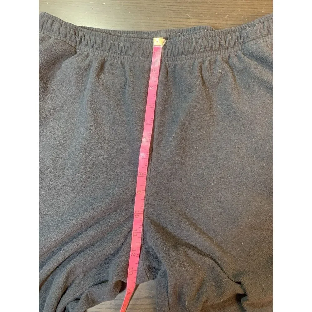 Sportif Outdoor Fleece Pants Mens‎ Large Gathered Leg Elastic Waist Black READ